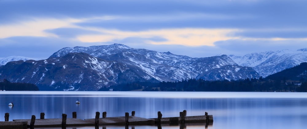 lake district in the winter
